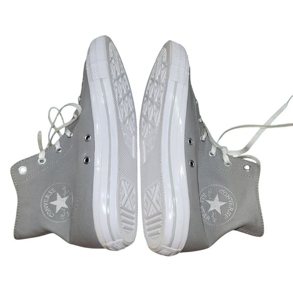 Converse All StarChuckTaylor Womens Skater 9 Grey Streetwear Casual Sneakers Y2K - Picture 6 of 9